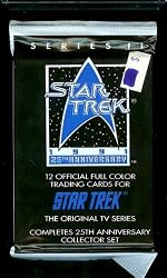 1991 Star Trek 25th Anniversary Series II Trading Card Pack - 12 cards per pack