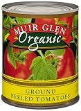 Muir Glen Organic Ground Peeled Tomatoes, 28-Ounce Cans (Pack of 12)