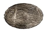 Arda Wild Cat 18-Inch Platter, Antique Black Silver