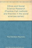 Ethics and social science research
