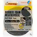 Frost King R338H Sponge Rubber Foam Tape 3/16-Inch, Black