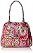 Vera Bradley Turn Lock Satchel Pink Swirls