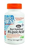 Doctor's Best Stabilized R-lipoic Acid, 180-Count