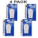 Motion Sensing Night Light LED Good Housekeeping Approved (Set of 4)