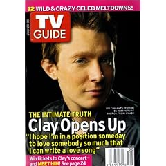 Clay Aiken Cover TV Guide Magazine July 24-30, 2005 American Idol