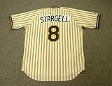 WILLIE STARGELL Pittsburgh Pirates 1978 Majestic Cooperstown Throwback Home Baseball Jersey, Medium