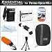 Essential Accessory Kit For Pentax Optio WG-1 Waterproof Digital Camera Includes Extended (1000Mah) Replacement D-LI92 Battery + Ac/Dc Rapid Travel Charger + Hard Case + STRAP FLOAT + USB 2.0 SD Card Reader + LCD Screen Protectors + More