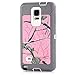 Kecko For Note 4 Best Protection Case, Heavy Duty Defender Series Realtree Camo Grass Xtra Forest Shockproof Military Grade High Impact Weather Scratch Resistant Full Body Protective Rugged Hybrid Bumper Case Cover w/ Built-in Screen Protector for Samsung Galaxy Note 4 Only--Grass/Branch/Tree on the Core (Pink Tree Gray)