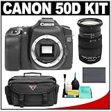 cheap Canon EOS 50D Digital SLR Camera & Sigma 18-200mm Optical Stabilizer Zoom Lens + Case + BP-511a Battery + Cleaning Kit