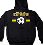 Espana Flags International Soccer Sweatshirt, Spain Soccer Mens Hoodie