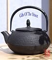 Japanese style Tetsubin cast iron hobnail tea pot & kettle 0.8 Litre