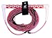 Kwik Tek Airhead Dyna Core Wakeboard Rope, Red, 70 -Feet