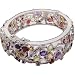 Damen-Schmuck Sterling Silber Citrin, Granat, Amethyst Armband Ø 5,72 cm