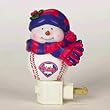 Philadelphia Phillies 5" Snowman Night Light - MLB Baseball