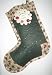 Hearts and Roses Quilted Christmas Stockings Handcrafted Keepsakes Personalized with Picture Frame - FREE Shipping