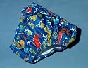 Floaties Aquanappy 12-18m Blue Sea Monster