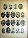 PORTRAIT BRITISH OFFICERS BOER WAR AFRICA PRINT 1899