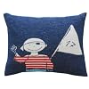 Kinderkissen Pirat 40 x 30 inkl. super feiner Kissenf�llung David Fussenegger Flanell juwel blau 8638/28