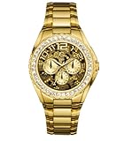 G by GUESS Gold-Tone Animal Print Glitz Sport Watch