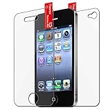 Front and Back Reusable Screen Protector for Apple iPhone 4 (3 pack)