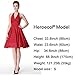 Heroecol® 50s 60s Monroe Style V Neck Vintage Retro Swing Dress