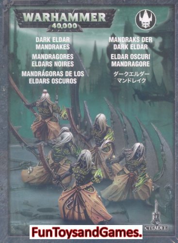 Warhammer 40,000 Dark Eldar Mandrakes (5 Figures, 2010)