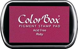 Clearsnap ColorBox Pigment Inkpad, Ruby