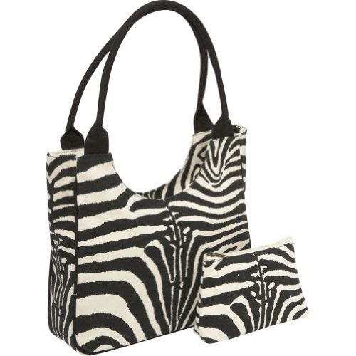 Earth Axxessories Zebra Tote