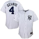 New York Yankees Lou Gehrig Throwback Replica Home Jersey