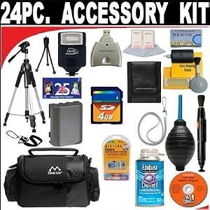 24 PC ULTIMATE SUPER SAVINGS DELUXE DB ROTH ACCESSORY KIT For The Panasonic DMC-G10, G2 Digital... by