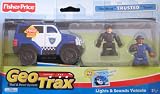 Geo Trax Rail & Road System: Marshall & Cap The Most "Trusted" Team Lights & Sounds Vehicle