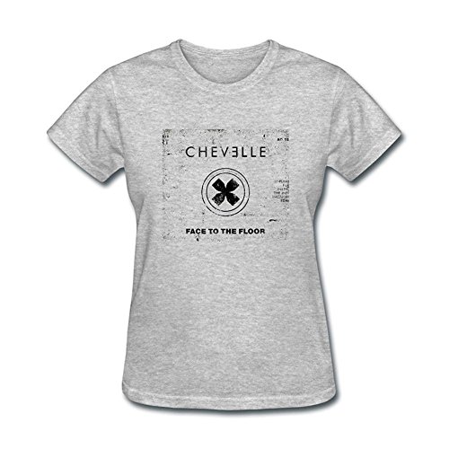 XIULUANWomen's Chevelle Band Logo Hard Rock T-shirt Size S ColorName Short Sleeve