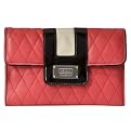 Merona&reg; Collection Quilted Flap Clutch Wallet - Red