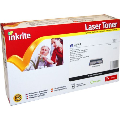 Inkrite Laser Toner Drum Kit compatible with Brother DR2000 DR350