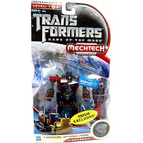 Transformers 3 Dark of the Moon Movie Exclusive Deluxe Action Figure Lunarfire Optimus Prime: Toys &amp; Games
