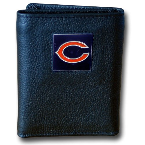 NFL Chicago Bears  Genuine Leather Tri-fold Wallet