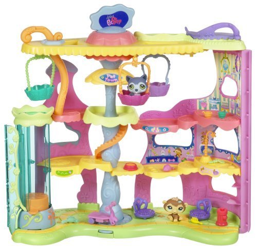 Childrens Toyshop  Toys : Littlest Pet Shop Round N Round Pet Town Playset