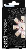 Elegant Touch Detail Therapy Pink Lady #10- Pre Glued false Nails 