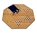 AmishToyBox.com Hand-Painted Oak Wooden Chinese Checkers Board Game, 19