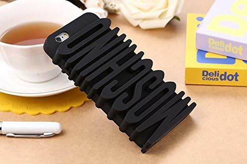 5S Case, iPhone 5S Case, ATRAGE 3D fashion design soft black silicone cover for the Apple iPhone 5 5S