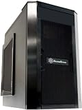 SilverStone SG03-B Aluminum MicroATX Mid Tower Computer Case - Retail (Black)
