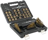 Mibro 301410 90-Piece Tap, Die and Drill; SAE and Metric Combo Set