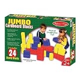 Melissa & Doug Jumbo Cardboard Blocks