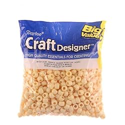 Pony Beads, Ivory OP, 6 x 9mm, 720pc Pkg