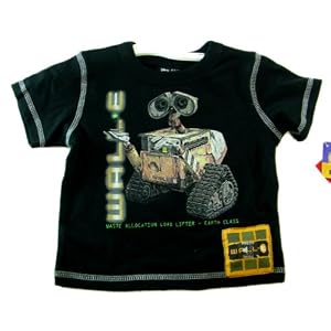 Disney Pixar character boys baby clothing- Wall E t-shirt for infant boys