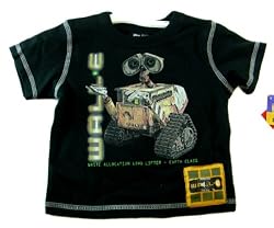 Disney Pixar character boys baby clothing- Wall E t-shirt for infant boys