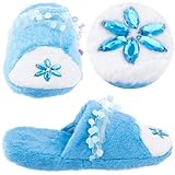 Blue and White Slippers for Ladies