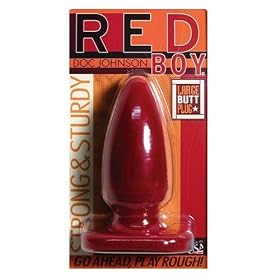 Red Boy Large Butt Plug, From Doc Johnson: Health &amp; Personal Care