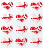 Jolee's Cabochons-Bow Tied Hearts