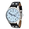 Adee Kaye #AK7234-M Men's Leather Band Classic Retro Chronograph Watch
